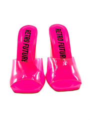 Retro Future Sandale "NARA" neon jelly