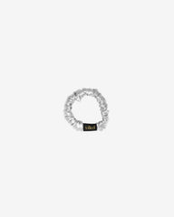 Elastic de Par din Matase S, Alb Perlat