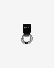 Elastic de Par din Matase S, Gri Silver