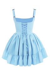 Rochie corset mini Sky Blue