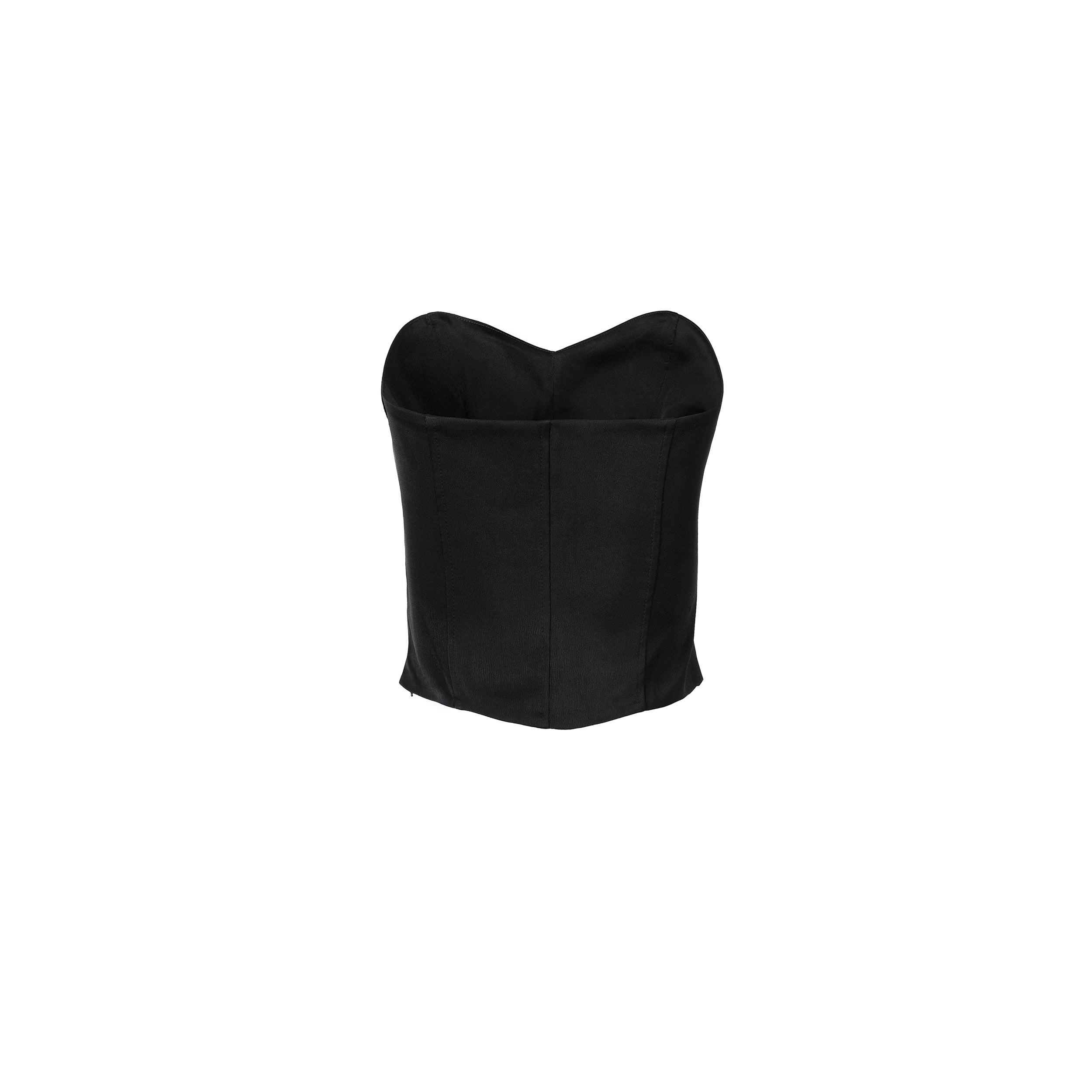 LITA COUTURE Top corset din tafta