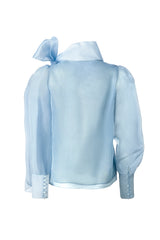 Bluza din Organza, Baby Blue