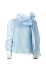 Bluza din Organza, Baby Blue