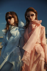 Bluza din Organza, Baby Blue