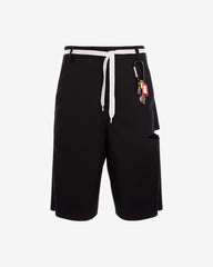 Pantaloni Scurti din Stofa, Negri