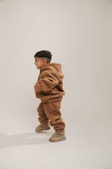 Brown Unisex Kids Pants Cuddle Up