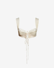 Bustiera Tip Corset Carmen, Crem