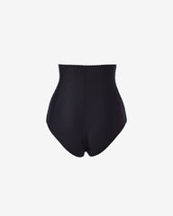 Chilot Postnatal cu Talie Inalta si Inchizatori Duble, Negru