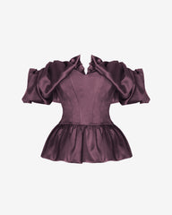 Corset Top, Burgundy