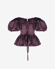 Corset Top, Burgundy