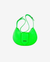 Geanta de Piele "Luna", Verde Neon