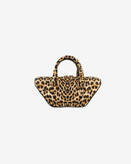 Geanta Mini de Piele "Boat", Leopard