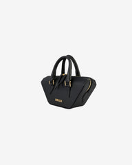 Geanta Mini de Piele "Boat", Neagra