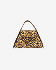 Geanta Mini de Piele "Ruler", Leopard