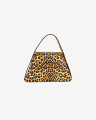 Geanta Mini de Piele "Ruler", Leopard