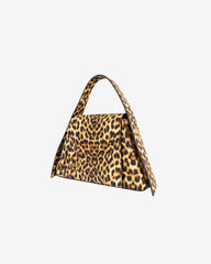 Geanta Mini de Piele "Ruler", Leopard