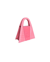 Pink Croc Letaher Minnie Lock Bag