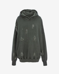 Hanorac cu Rupturi Unisex, Khaki