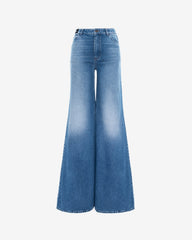 Jeans cu Talia in V, Denim