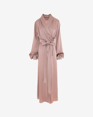 Kimono din Satin, Bej
