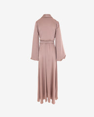 Kimono din Satin, Bej