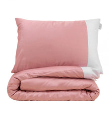 Powder Pink Satin Cotton Bed Linen