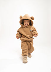 Brown Unisex Kids Pants Cuddle Up