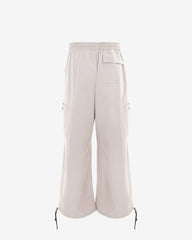 Pantaloni Cargo Largi cu Buzunare, Bej