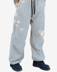 Pantaloni Cargo Largi cu Buzunare, Bej