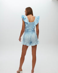 Pantaloni Scurti din In Flirty, Albastri