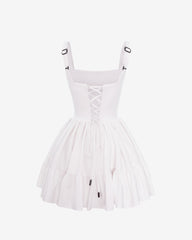 Rochie Corset Mini, Porcelain White