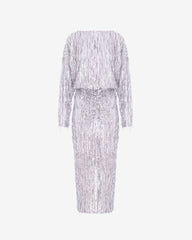 Rochie din Paiete Helen, Argintie
