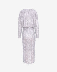 Rochie din Paiete Helen, Argintie
