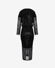 Rochie din Paiete Helen, Neagra