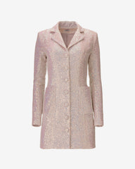 Rochie cu Paiete Party Starter, Roz Pudrat