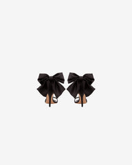 Sandale din Satin Anya, Negre