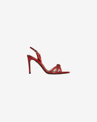 Sandale din Piele Daisy, Rosii