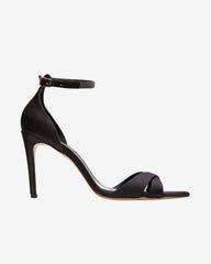 Sandale din Satin Thea, Negre