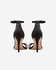 Sandale din Satin Thea, Negre
