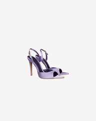 Sandale din Satin Vicky, Lila