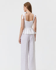 Top din In Freesia, Alb