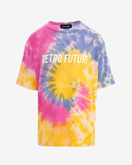 Tricou Universal Oversized, Tie Dye Rainbow