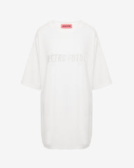 Tricou Universal Oversized Diamond, Alb